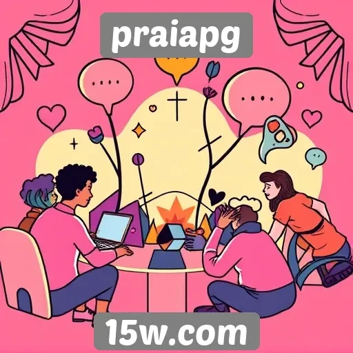 Impacto da comunidade online no praiapg